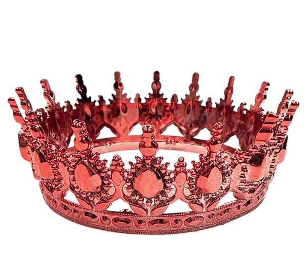 Kırmızı Mika Pasta Tacı